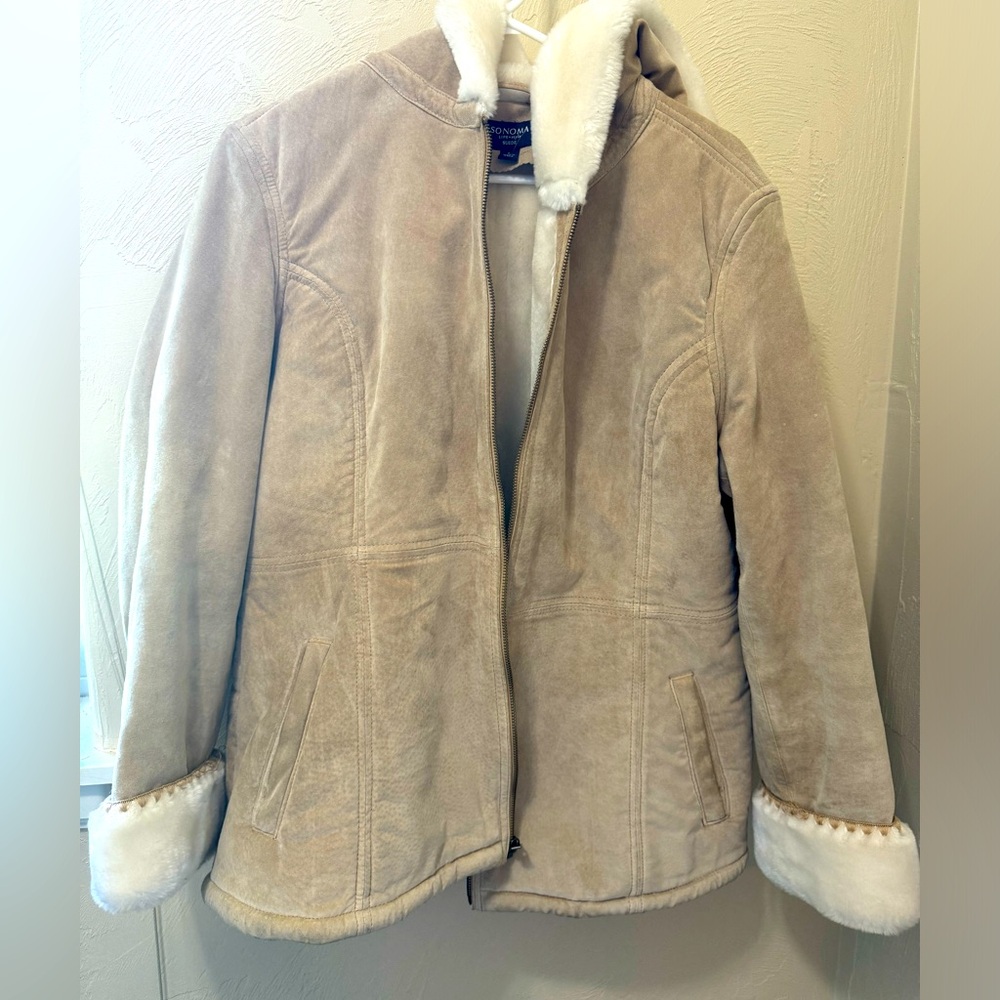 Sonoma Suede Penny Lane Winter Coat